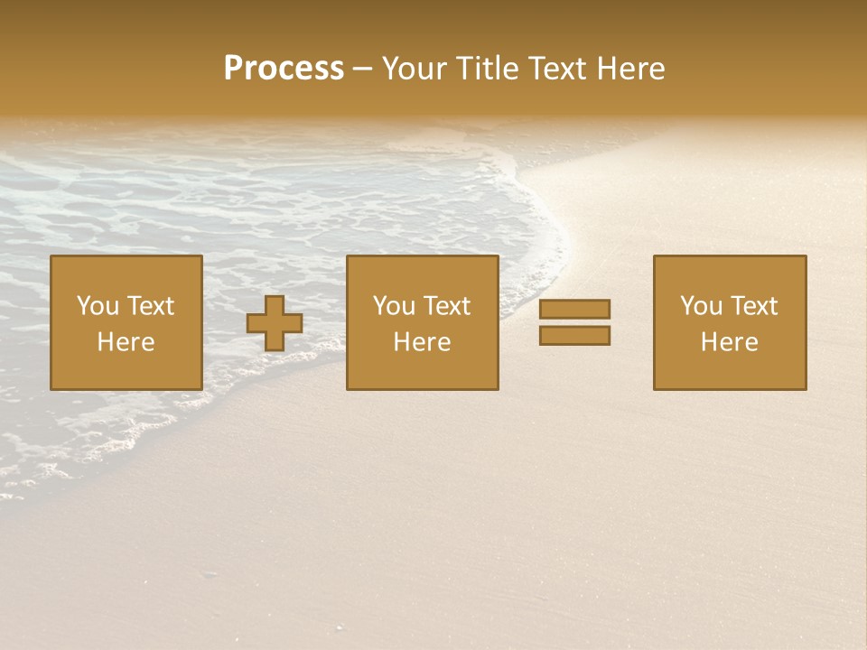 Texture Warm Foam PowerPoint Template