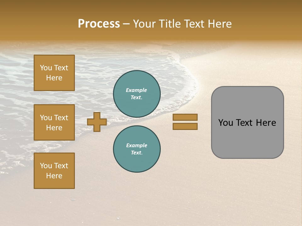 Texture Warm Foam PowerPoint Template