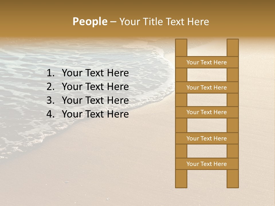 Texture Warm Foam PowerPoint Template