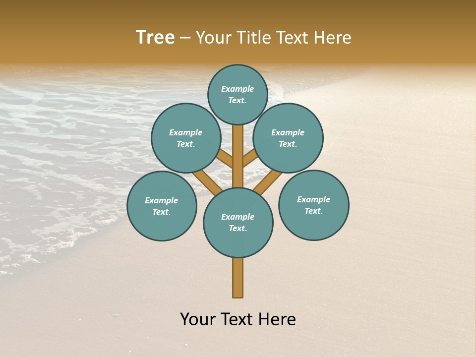 Texture Warm Foam PowerPoint Template