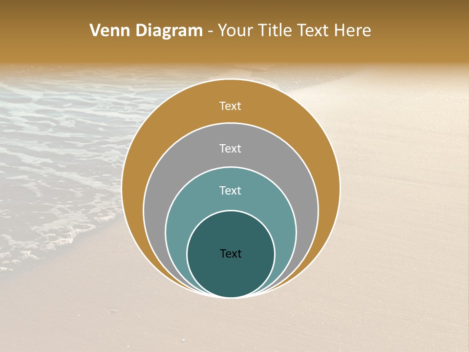 Texture Warm Foam PowerPoint Template