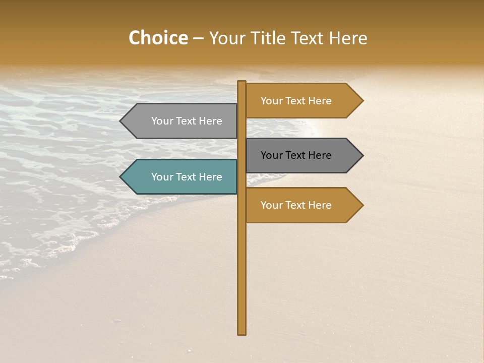 Texture Warm Foam PowerPoint Template