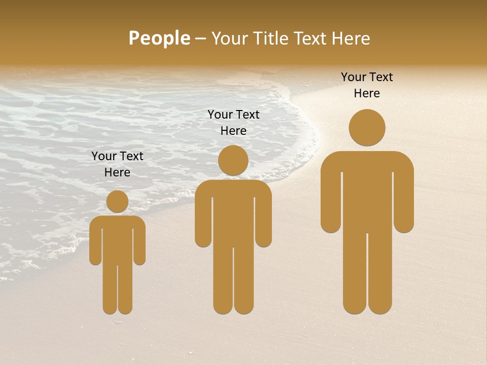 Texture Warm Foam PowerPoint Template