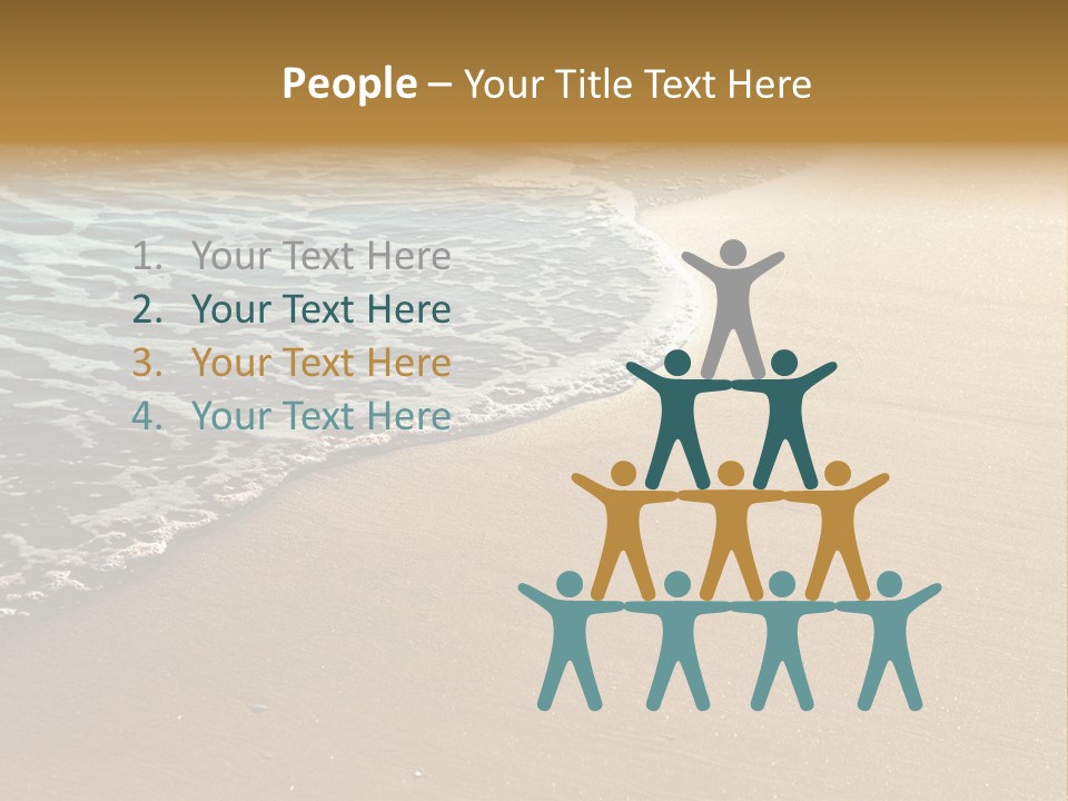 Texture Warm Foam PowerPoint Template