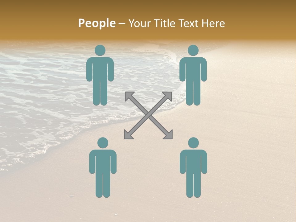 Texture Warm Foam PowerPoint Template