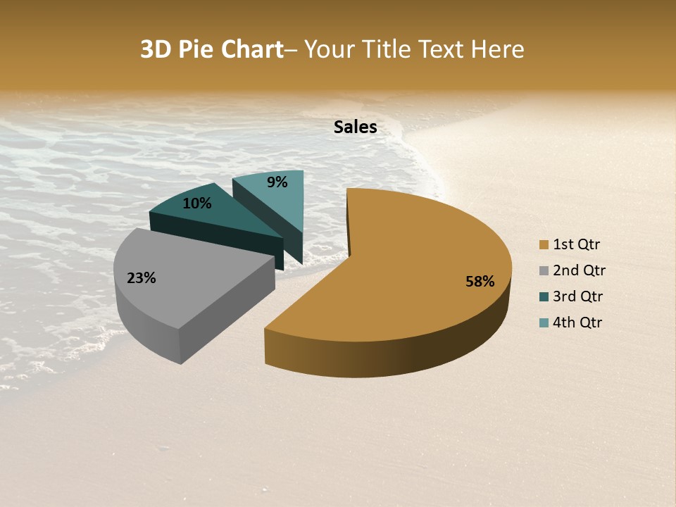 Texture Warm Foam PowerPoint Template