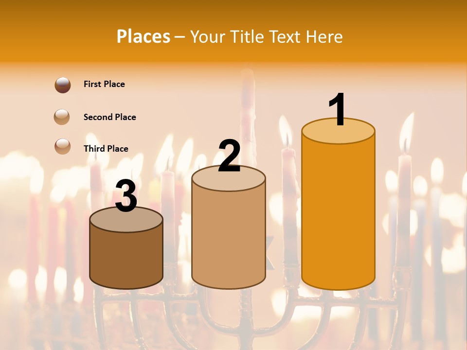 Seasonal Menorah Traditional PowerPoint Template
