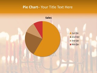 Seasonal Menorah Traditional PowerPoint Template