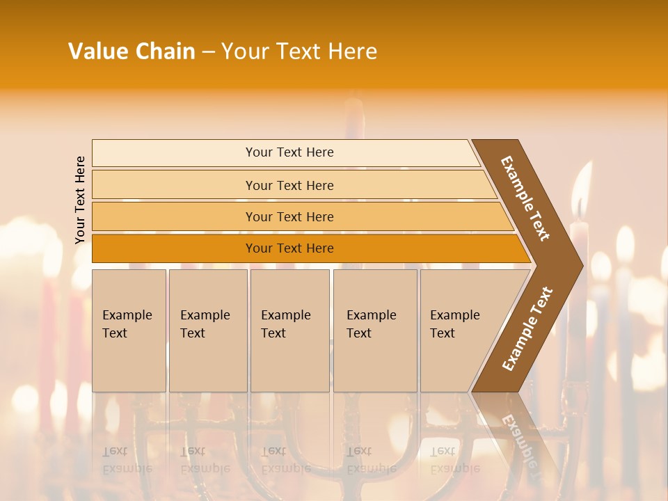Seasonal Menorah Traditional PowerPoint Template