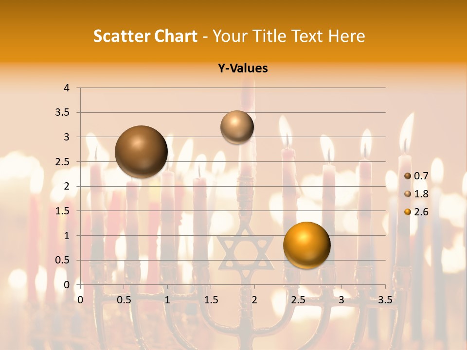 Seasonal Menorah Traditional PowerPoint Template