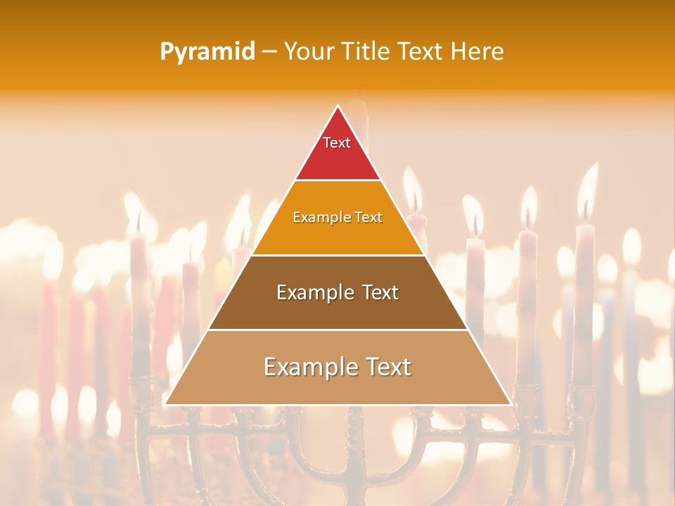 Seasonal Menorah Traditional PowerPoint Template