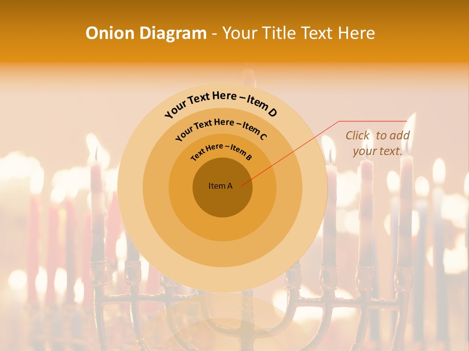 Seasonal Menorah Traditional PowerPoint Template