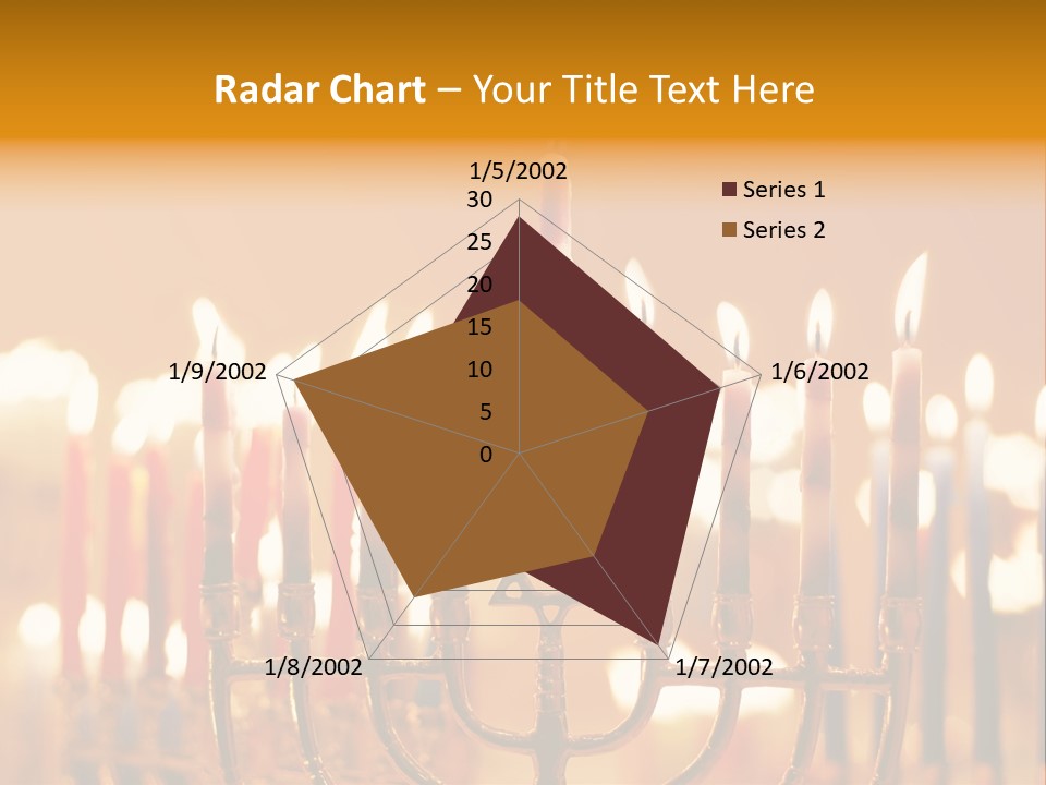Seasonal Menorah Traditional PowerPoint Template
