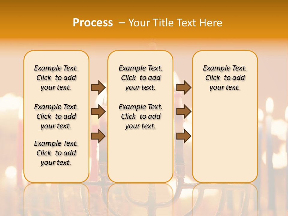 Seasonal Menorah Traditional PowerPoint Template