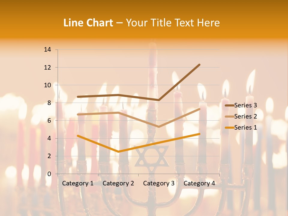 Seasonal Menorah Traditional PowerPoint Template