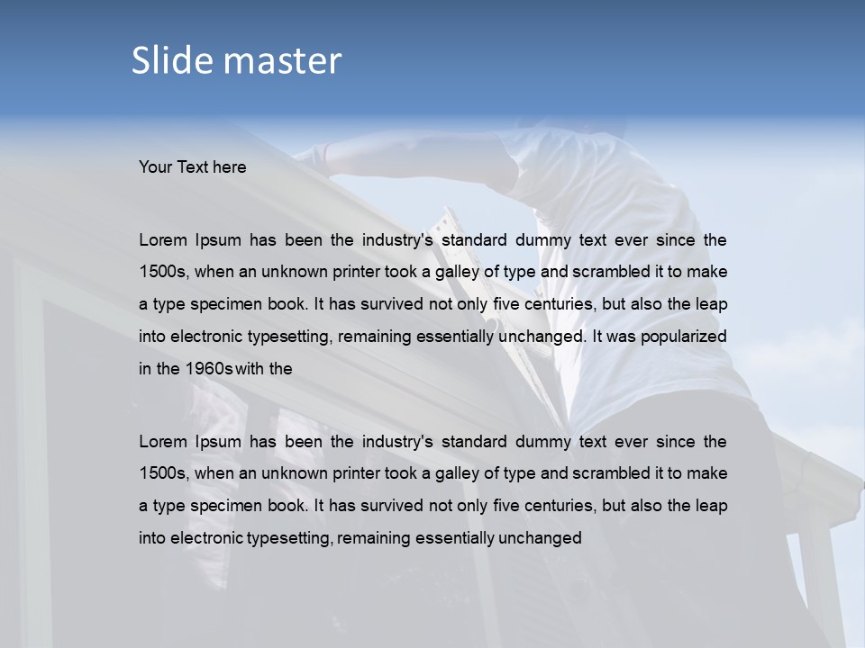 Clean Day Heights PowerPoint Template