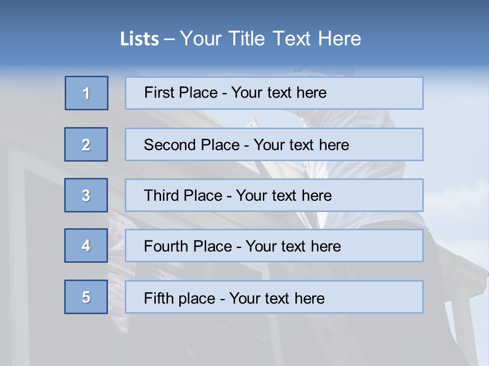 Clean Day Heights PowerPoint Template
