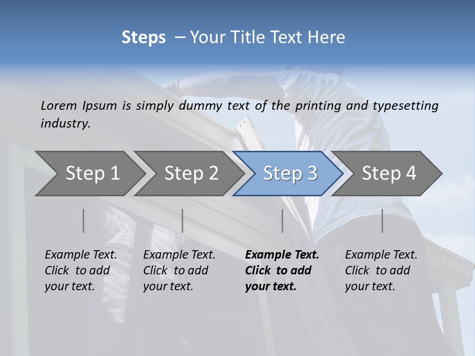 Clean Day Heights PowerPoint Template
