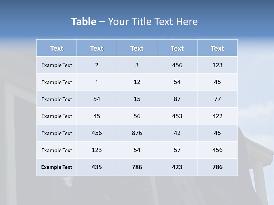 Clean Day Heights PowerPoint Template