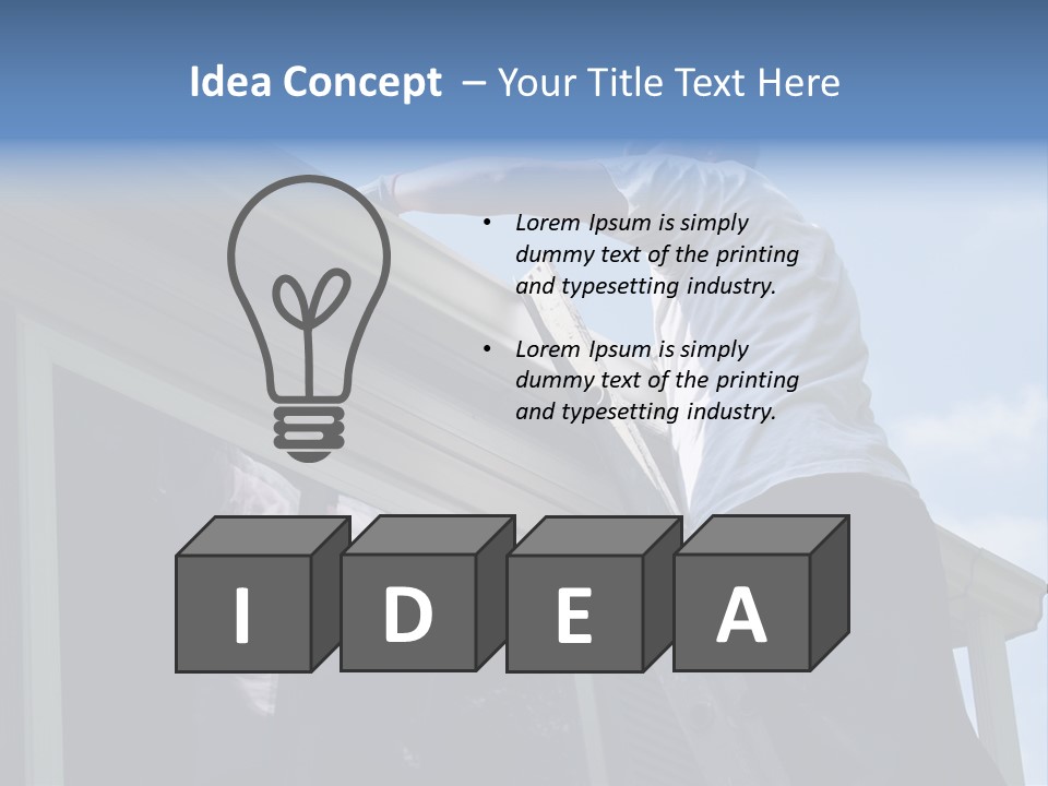 Clean Day Heights PowerPoint Template