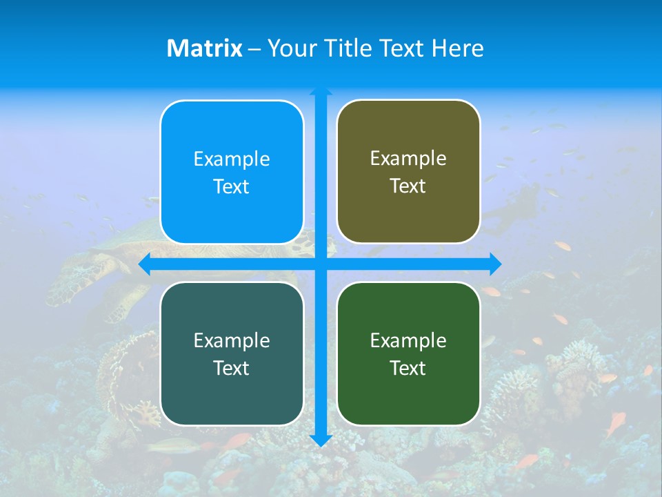 Tropical Fish Reptile Scuba PowerPoint Template