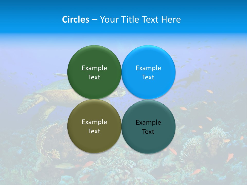 Tropical Fish Reptile Scuba PowerPoint Template