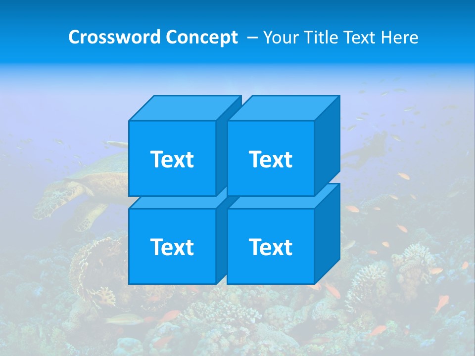 Tropical Fish Reptile Scuba PowerPoint Template