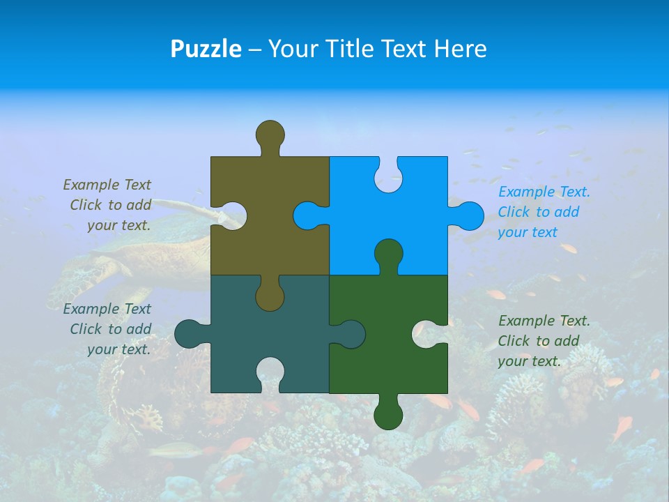 Tropical Fish Reptile Scuba PowerPoint Template