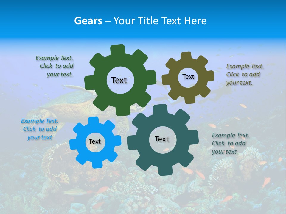 Tropical Fish Reptile Scuba PowerPoint Template