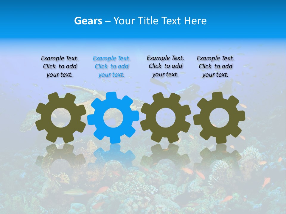 Tropical Fish Reptile Scuba PowerPoint Template