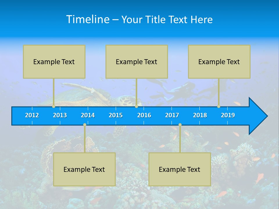 Tropical Fish Reptile Scuba PowerPoint Template