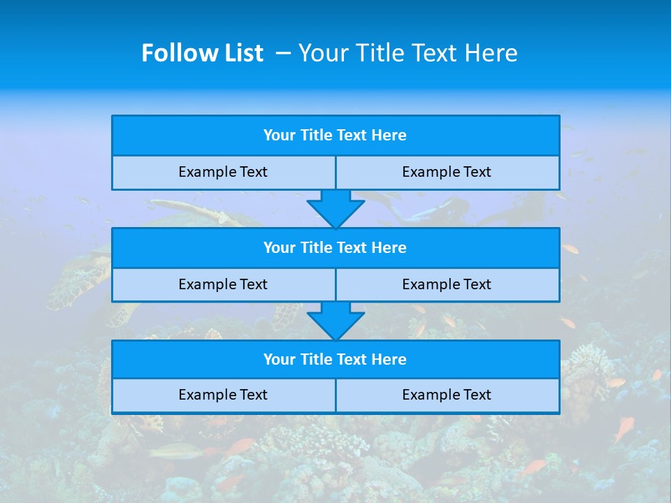 Tropical Fish Reptile Scuba PowerPoint Template