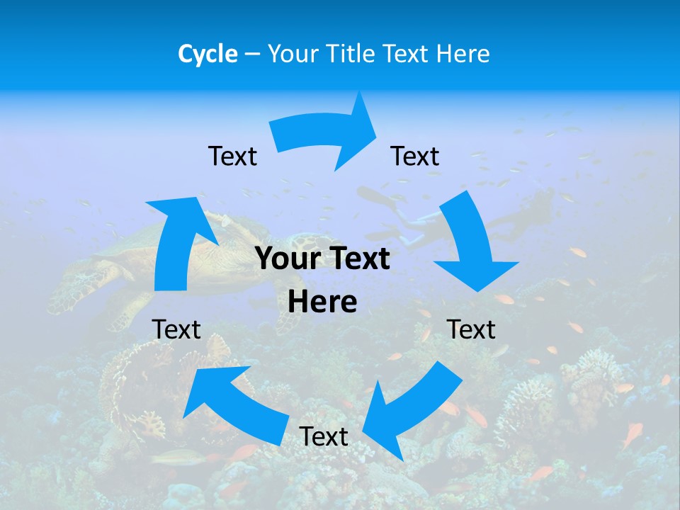 Tropical Fish Reptile Scuba PowerPoint Template