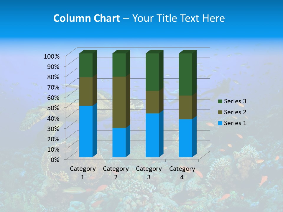 Tropical Fish Reptile Scuba PowerPoint Template