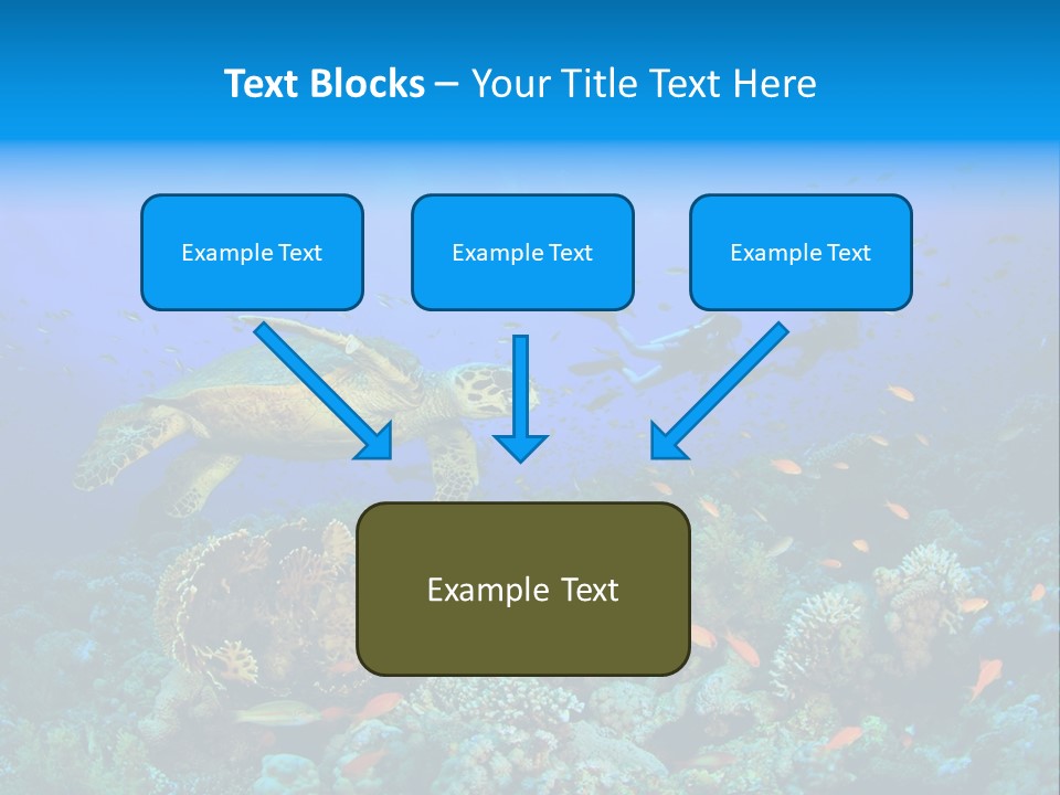 Tropical Fish Reptile Scuba PowerPoint Template