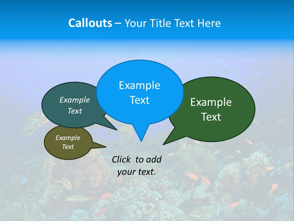 Tropical Fish Reptile Scuba PowerPoint Template