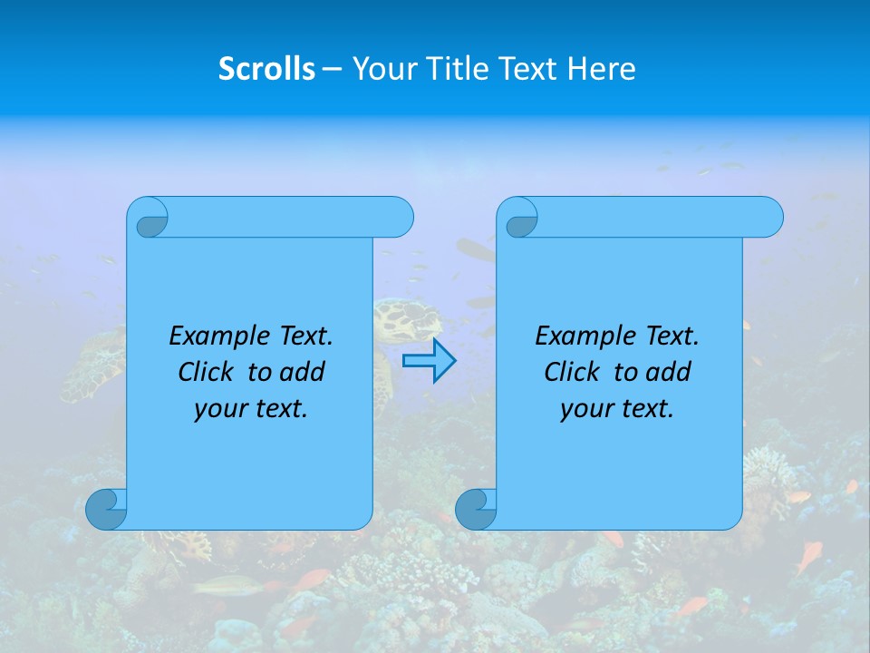 Tropical Fish Reptile Scuba PowerPoint Template