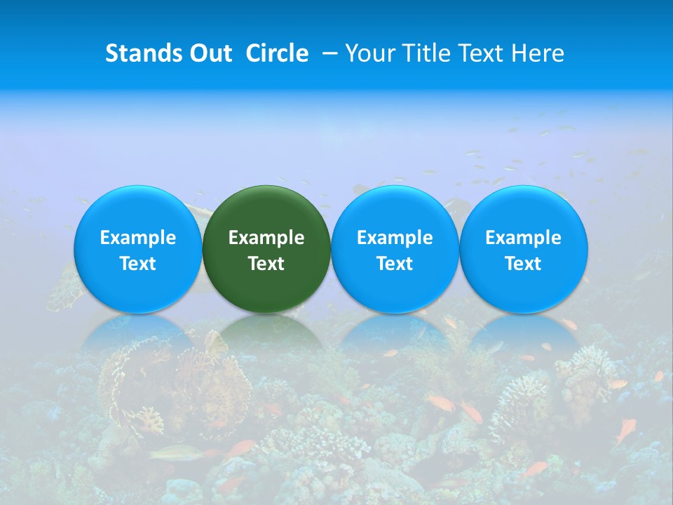 Tropical Fish Reptile Scuba PowerPoint Template