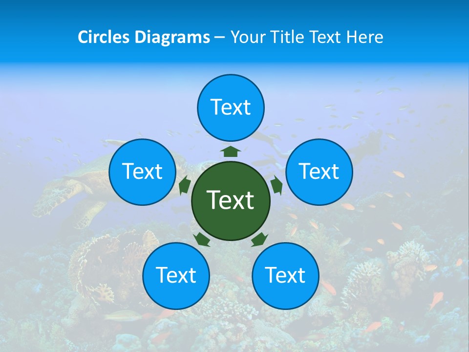 Tropical Fish Reptile Scuba PowerPoint Template