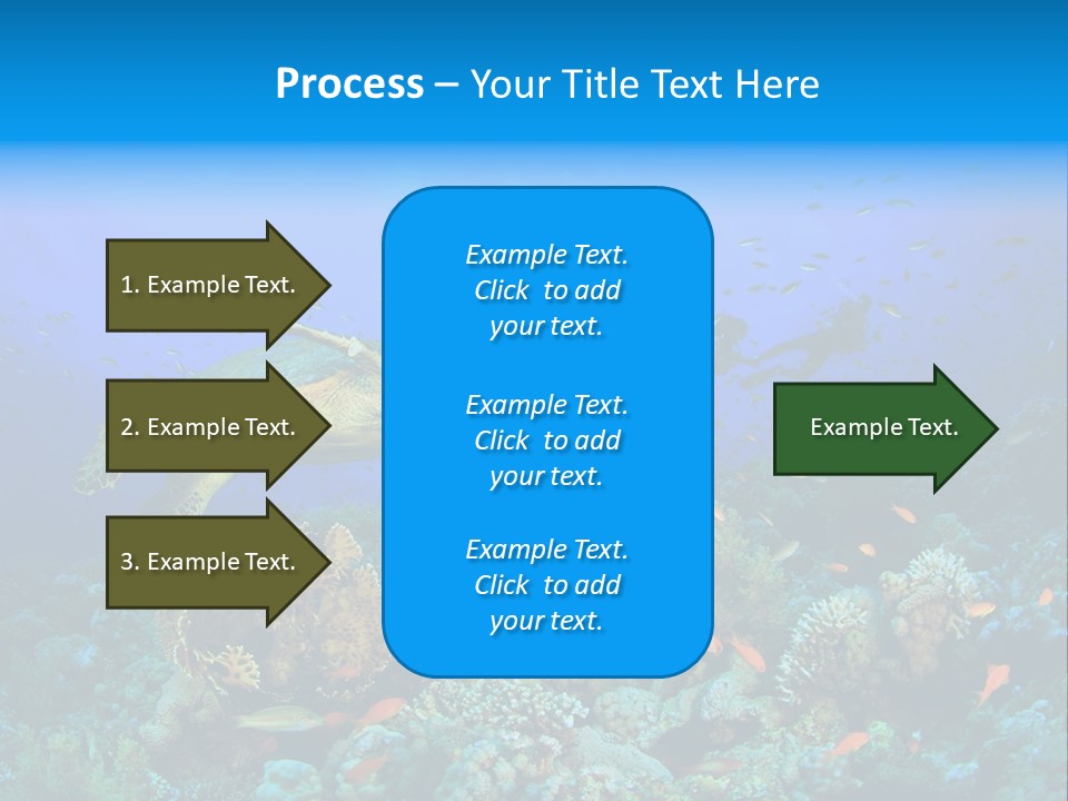 Tropical Fish Reptile Scuba PowerPoint Template