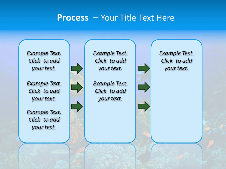 Tropical Fish Reptile Scuba PowerPoint Template
