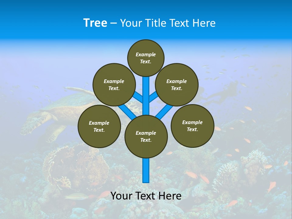 Tropical Fish Reptile Scuba PowerPoint Template