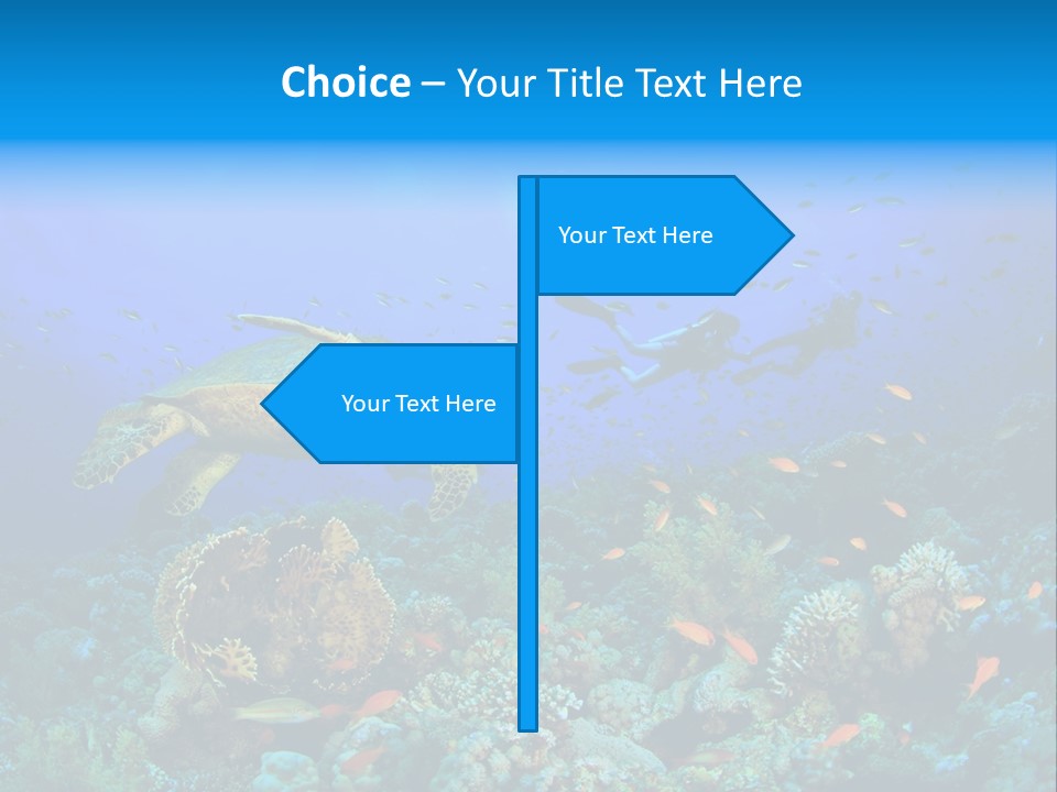 Tropical Fish Reptile Scuba PowerPoint Template