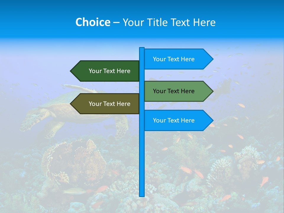 Tropical Fish Reptile Scuba PowerPoint Template