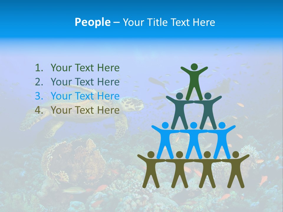 Tropical Fish Reptile Scuba PowerPoint Template