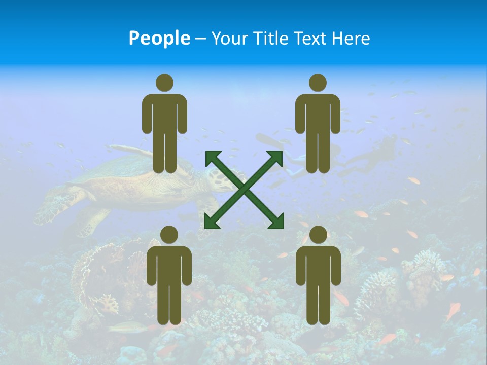 Tropical Fish Reptile Scuba PowerPoint Template