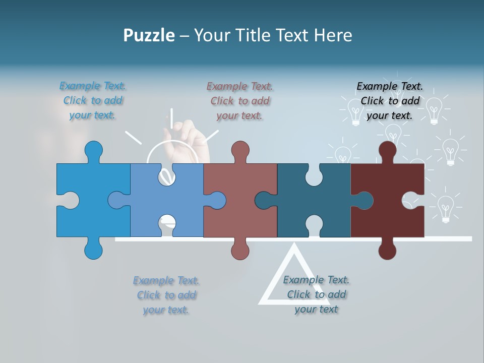 Hand Weight Drawing PowerPoint Template