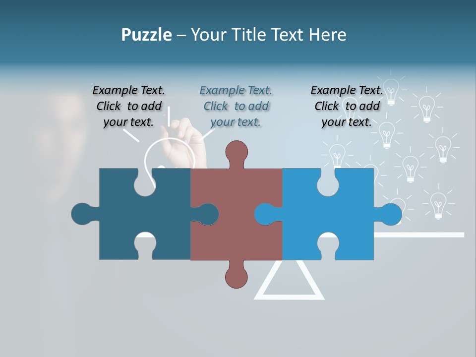 Hand Weight Drawing PowerPoint Template
