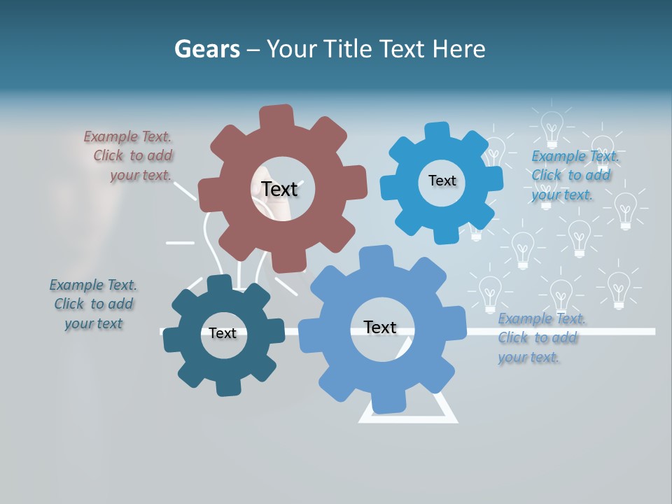 Hand Weight Drawing PowerPoint Template