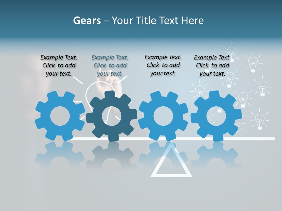 Hand Weight Drawing PowerPoint Template